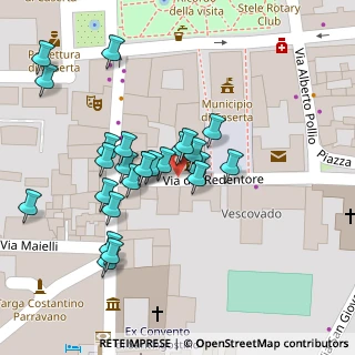 Mappa Via del Redentore, 81100 Caserta CE, Italia (0.044)