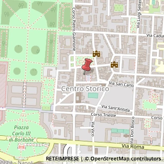 Mappa Piazza Alfonso Ruggiero,  3, 81100 Caserta, Caserta (Campania)