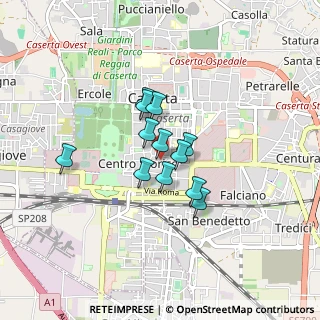 Mappa Via P. Santorio, 81100 Caserta CE, Italia (0.5825)