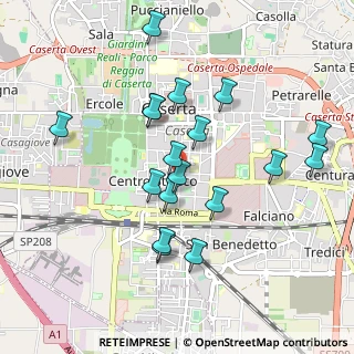 Mappa Via Paolo Emilio Sartorio, 81100 Caserta CE, Italia (0.97111)
