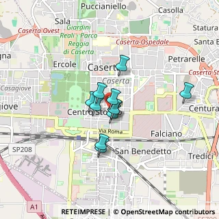 Mappa Via P. Santorio, 81100 Caserta CE, Italia (0.56818)