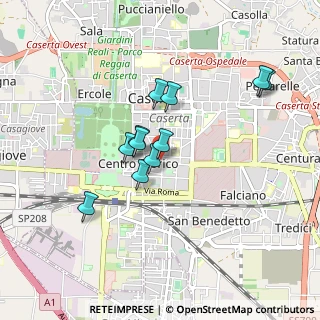 Mappa Via P. Santorio, 81100 Caserta CE, Italia (0.75909)