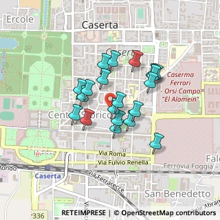 Mappa Via P. Santorio, 81100 Caserta CE, Italia (0.3535)