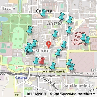 Mappa Via P. Santorio, 81100 Caserta CE, Italia (0.5635)