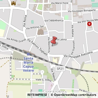 Mappa Via mazzocchi 136, 81055 Santa Maria Capua Vetere, Caserta (Campania)