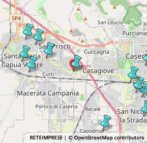 Mappa 81022 Santa Maria Capua Vetere CE, Italia (3.06333)