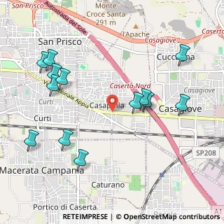 Mappa Via Nazionale Appia, 81020 Casapulla CE, Italia (1.26231)