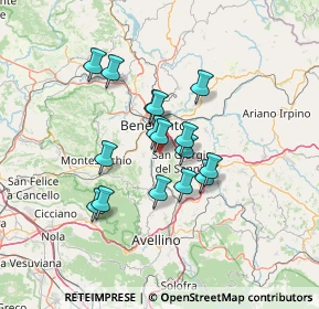 Mappa 82010 Sant'Angelo A Cupolo BN, Italia (10.97313)