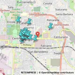 Mappa Viale Medaglie D'Oro, 81100 Caserta CE, Italia (0.89368)