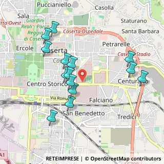Mappa Viale Medaglie D'Oro, 81100 Caserta CE, Italia (1.00643)