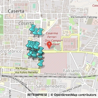 Mappa Viale Medaglie D'Oro, 81100 Caserta CE, Italia (0.425)