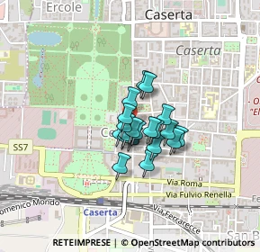 Mappa Via Giuseppe Mazzini, 81100 Caserta CE, Italia (0.2475)