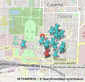 Mappa Via Giuseppe Mazzini, 81100 Caserta CE, Italia (0.3745)