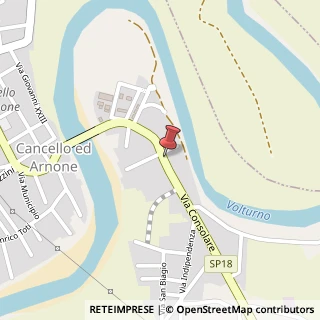 Mappa Via Circonvallazione, 112, 81030 Cancello ed Arnone, Caserta (Campania)