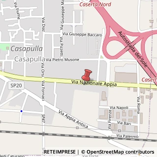 Mappa Via Nazionale Appia, 78, 81020 Casapulla, Caserta (Campania)