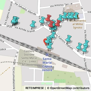 Mappa Piazza Salvo d'Acquisto, 81055 Santa Maria Capua Vetere CE, Italia (0.132)