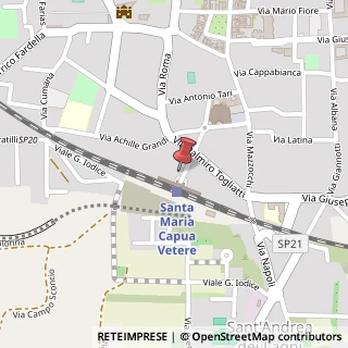 Mappa Piazza Salvo d'Acquisto, 3, 81055 Santa Maria Capua Vetere, Caserta (Campania)