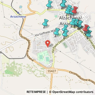 Mappa Via Columbano Nicola, 07021 Arzachena SS, Italia (0.805)