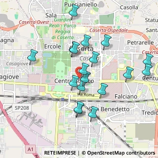 Mappa Piazza Duomo, 81100 Caserta CE, Italia (0.98889)