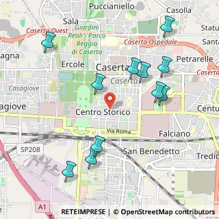 Mappa Via Vincenzo Orazio Crispo, 81100 Caserta CE, Italia (1.19909)