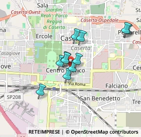 Mappa Via Vincenzo Crispo, 81100 Caserta CE, Italia (0.73091)