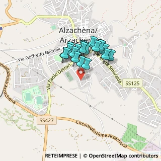 Mappa Via Amendola, 07021 Arzachena SS, Italia (0.3415)