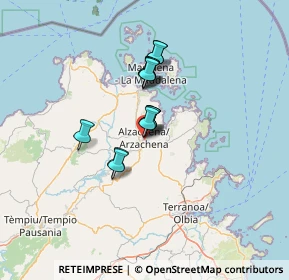 Mappa Via Amendola, 07021 Arzachena SS, Italia (9.16538)