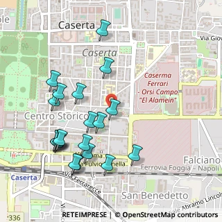 Mappa Corso Trieste 257 Piano 4° Pal. Gamma, 81100 Caserta CE, Italia (0.584)
