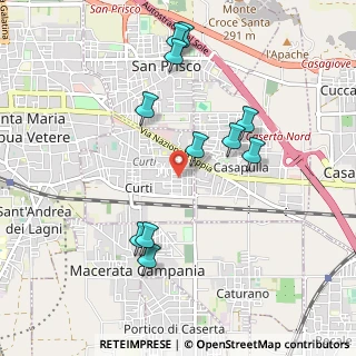 Mappa Via G. Deledda, 81040 Curti CE, Italia (1.06091)