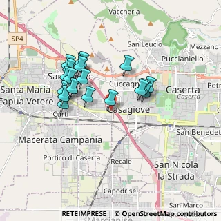 Mappa Via Nazionale Appia, 81100 Casagiove CE, Italia (1.711)