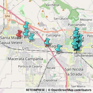 Mappa Via Nazionale Appia, 81100 Casagiove CE, Italia (2.5595)