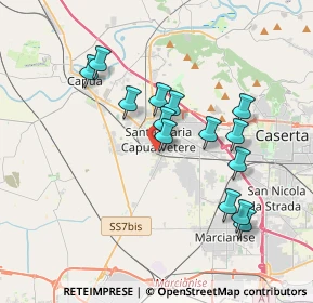 Mappa Via Giovanni Amendola, 81055 Santa Maria Capua Vetere CE, Italia (3.55929)