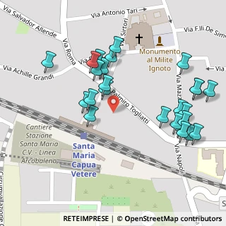 Mappa Via Giovanni Amendola, 81055 Santa Maria Capua Vetere CE, Italia (0.144)