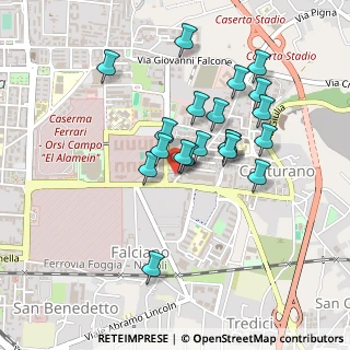 Mappa Via Marchesiello, 81100 Caserta CE, Italia (0.425)