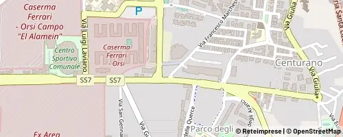 Mappa Caserta