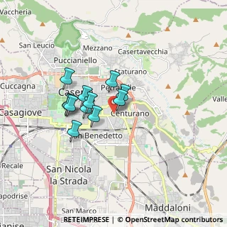 Mappa Via Marchesiello, 81100 Caserta CE, Italia (1.355)