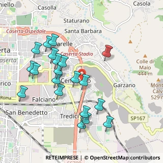 Mappa Via F. D'Elena, 81100 Caserta CE, Italia (1.0815)