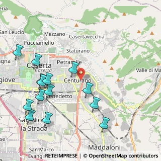 Mappa Via F. D'Elena, 81100 Caserta CE, Italia (2.60857)