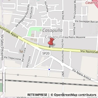 Mappa Via Nazionale Appia, 81020 Casapulla CE, Italia, 81020 Casapulla, Caserta (Campania)