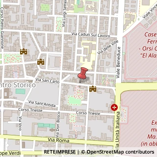 Mappa Via S. Carlo, 81100 Caserta, Caserta (Campania)