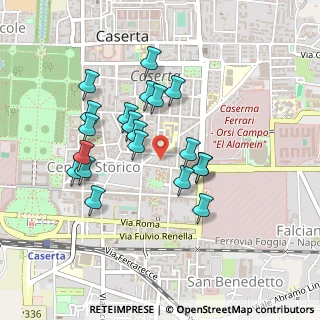 Mappa Via De Dominicis Antonio, 81100 Caserta CE, Italia (0.433)