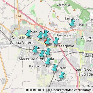 Mappa Via San Luca, 81020 Casapulla CE, Italia (1.67167)