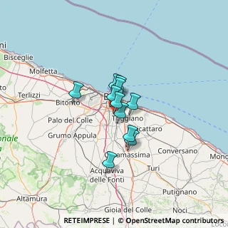 Mappa Via della Vela, 70100 Bari BA, Italia (7.69818)