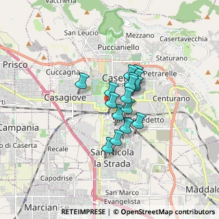 Mappa Via Nazario Sauro, 81100 Caserta CE, Italia (1.105)