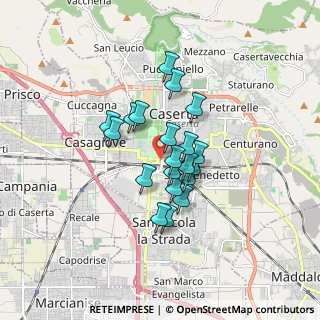 Mappa Viale Vittorio Veneto, 81100 Caserta CE, Italia (1.2785)