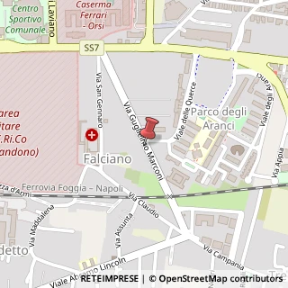Mappa Via Guglielmo Marconi, 36, 81100 Caserta, Caserta (Campania)