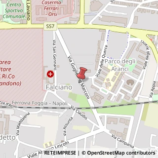 Mappa Via Guglielmo Marconi, 42, 81100 Caserta, Caserta (Campania)