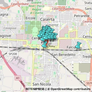 Mappa Via F.lli Pagano, 81100 Caserta CE, Italia (0.472)