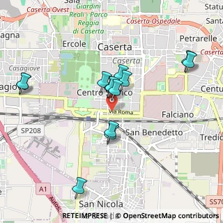 Mappa Via F.lli Pagano, 81100 Caserta CE, Italia (0.98154)