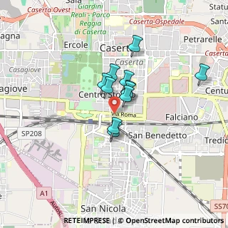 Mappa Via F.lli Pagano, 81100 Caserta CE, Italia (0.61455)